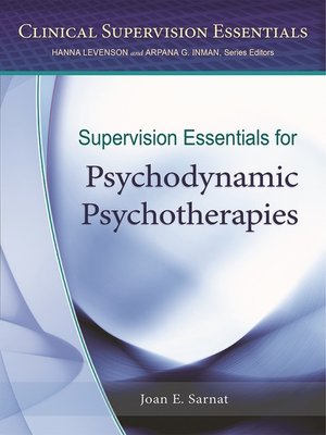cover image of Supervision Essentials for Psychodynamic Psychotherapies